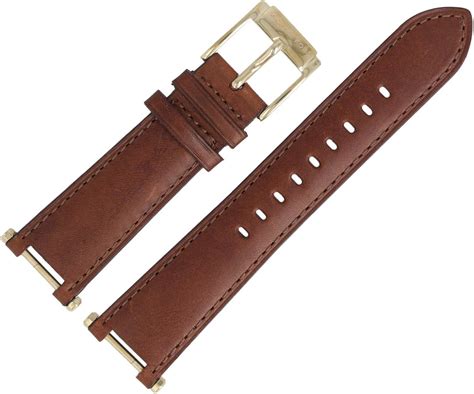 Michael Kors Uhrenarmband 20mm Leder Braun 